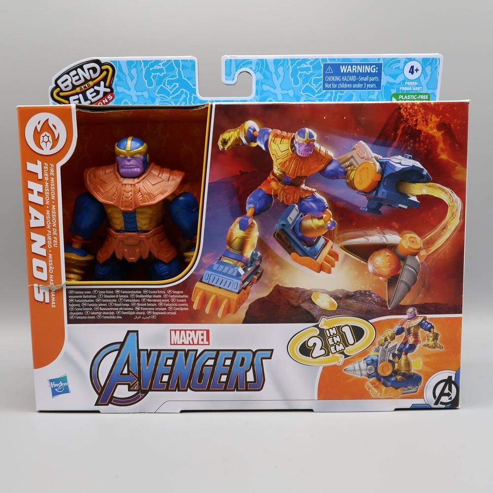 Marvel Avengers Thanos Bend and Flex Missions Figure New‎